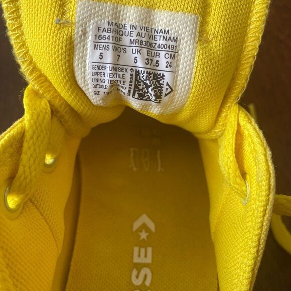 Converse CTAS Pro Monochrome Aurora Yellow Sneaker 166410F Men’s 5 Women’s 7 - Picture 6 of 6